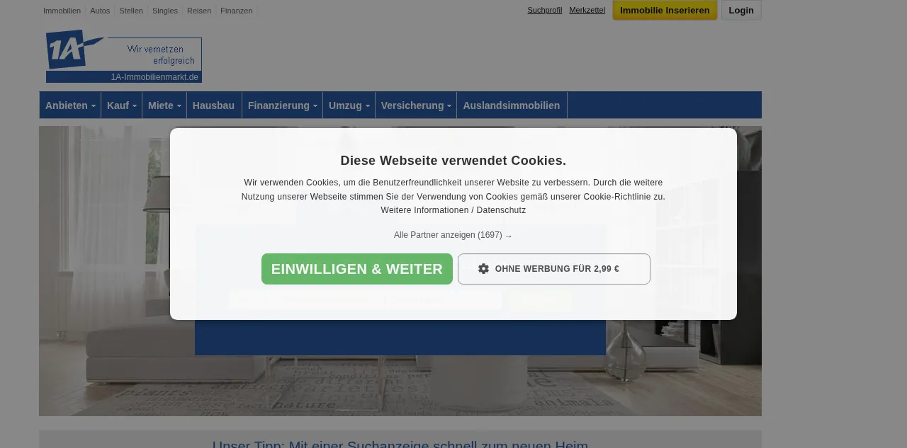 Preview of 1a-immobilienmarkt.de