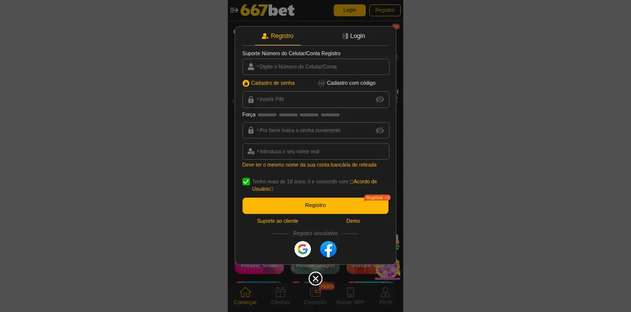 Preview of 667bet.com