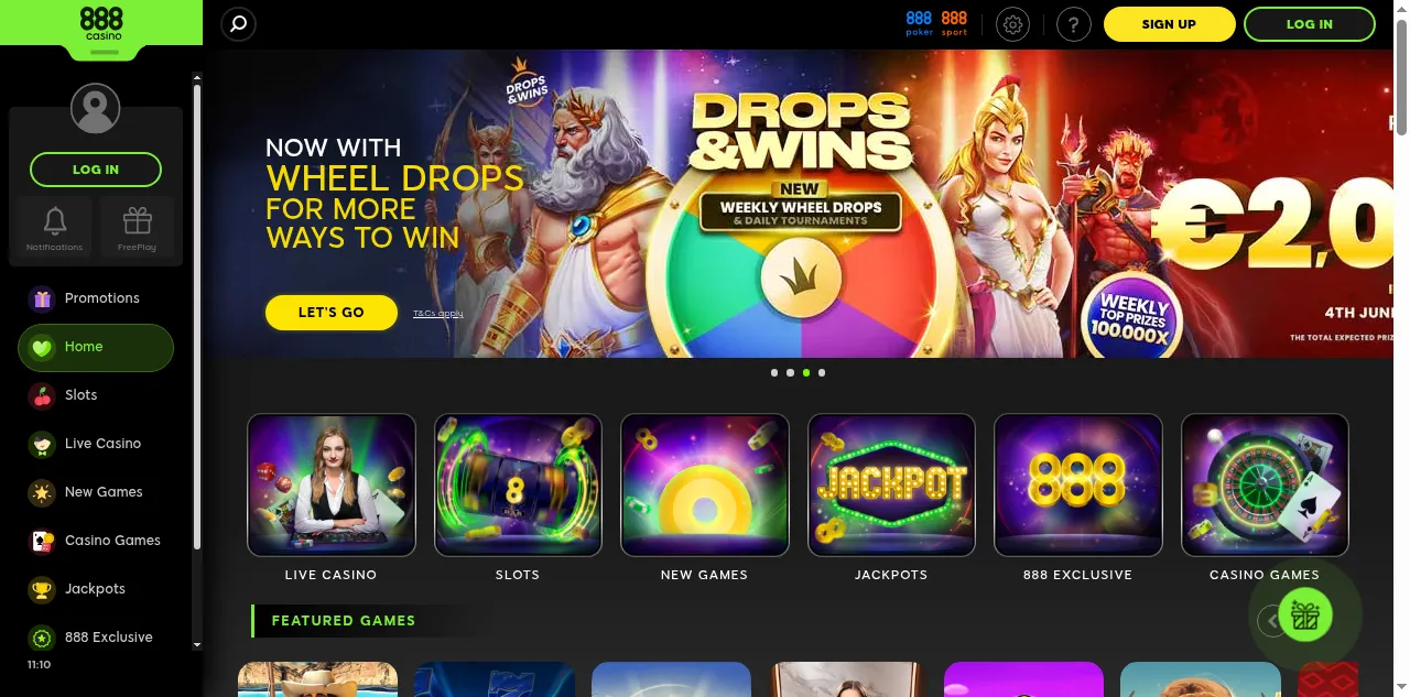 Preview of 888casino.com