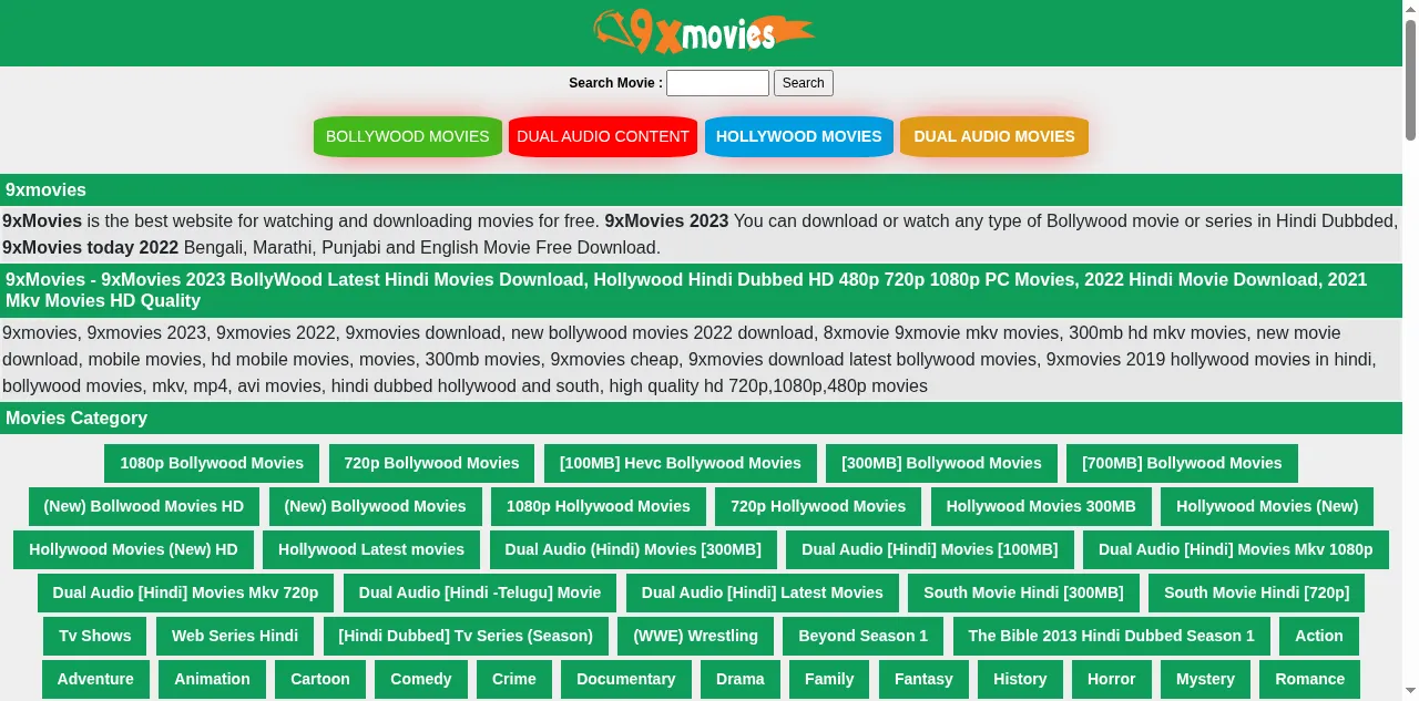 Preview of 9xmoviie.me
