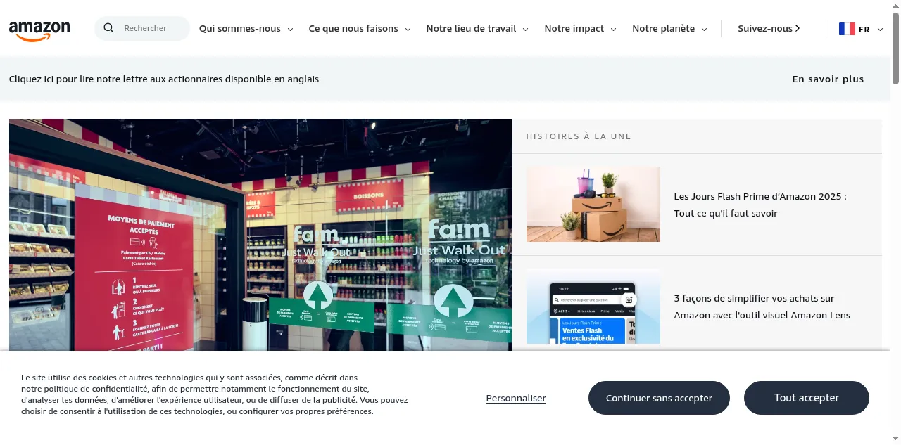 Preview of aboutamazon.fr