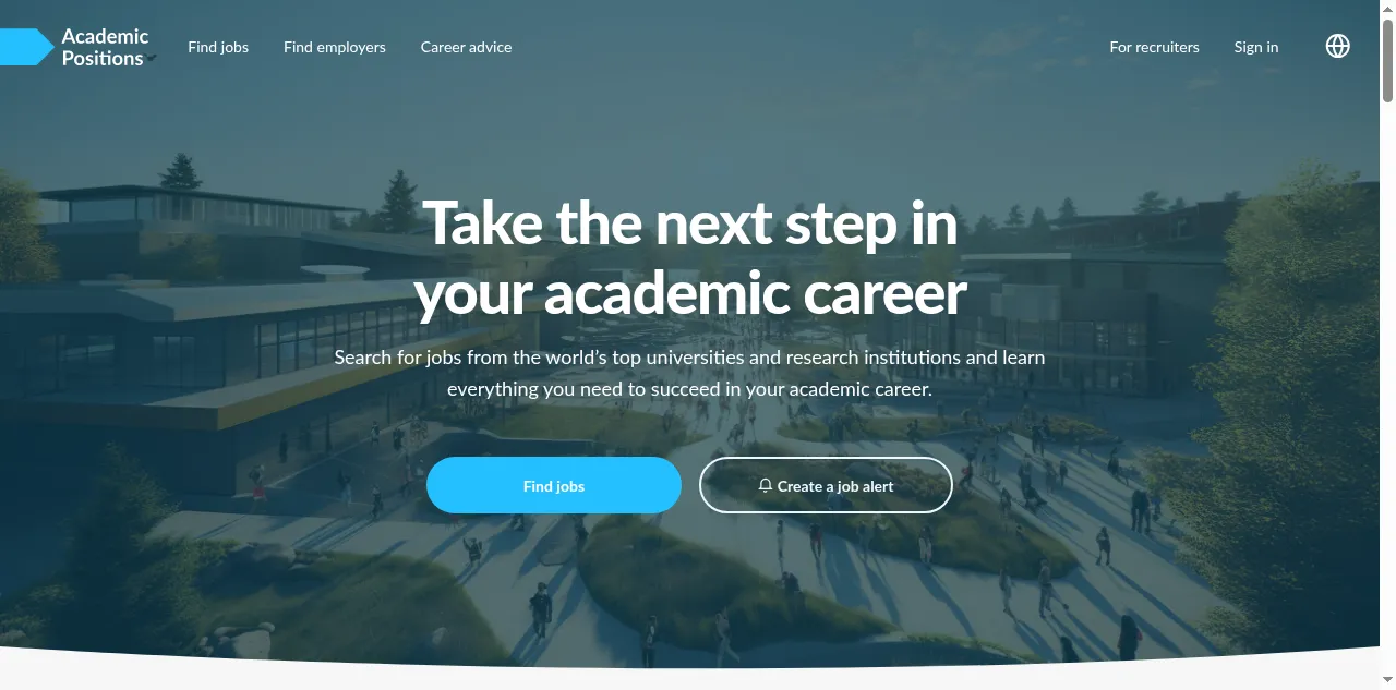 Preview of academicpositions.com