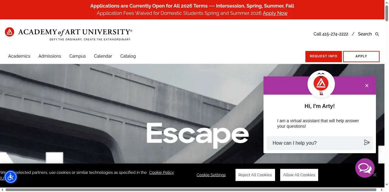 Preview of academyart.edu