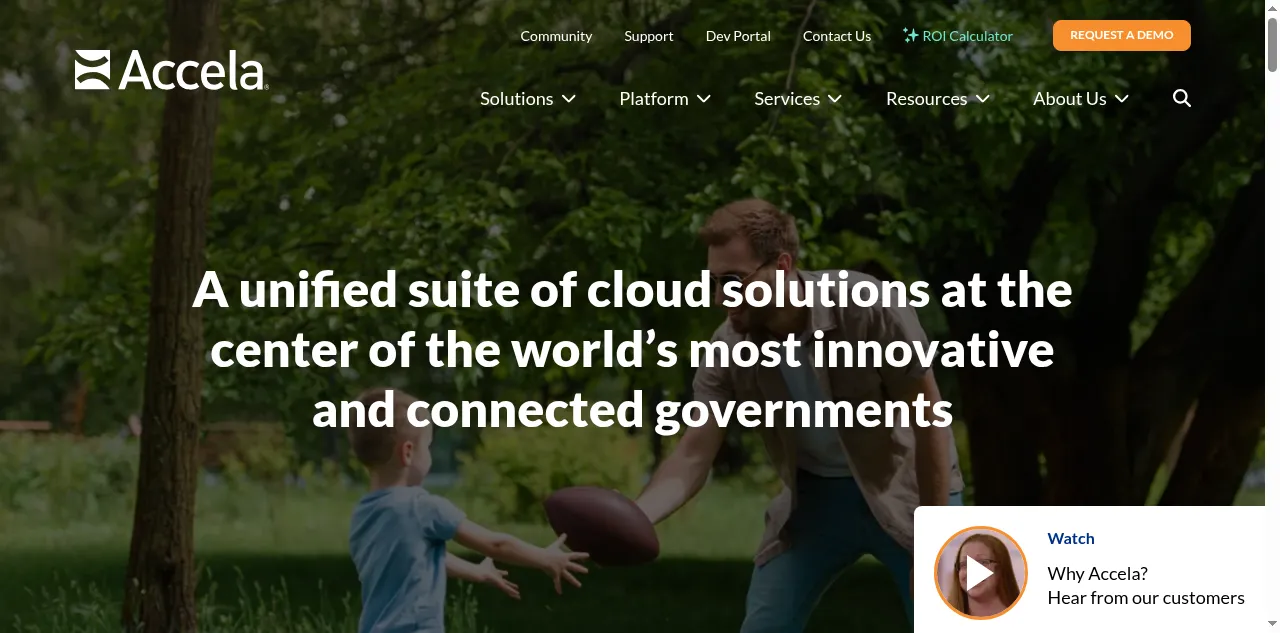 Preview of accela.com