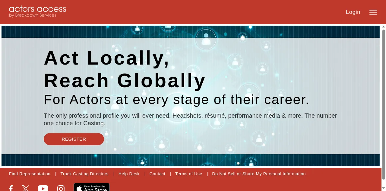 Preview of actorsaccess.com