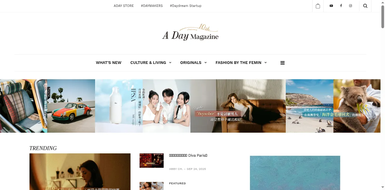 Preview of adaymag.com