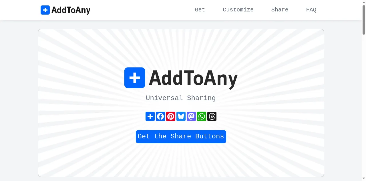 Preview of addtoany.com