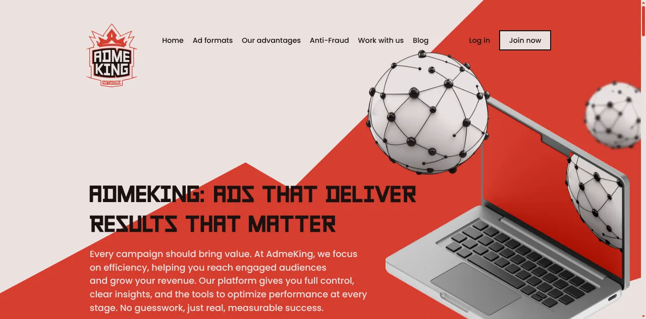 Preview of admeking.com
