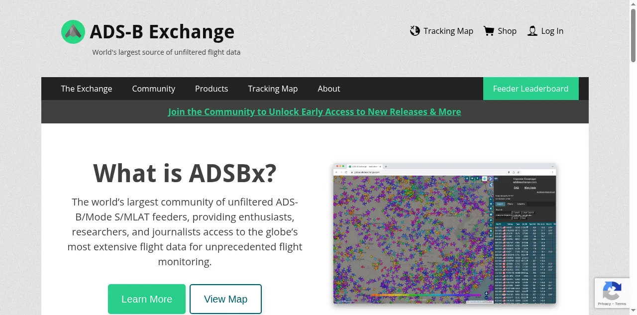 Preview of adsbexchange.com