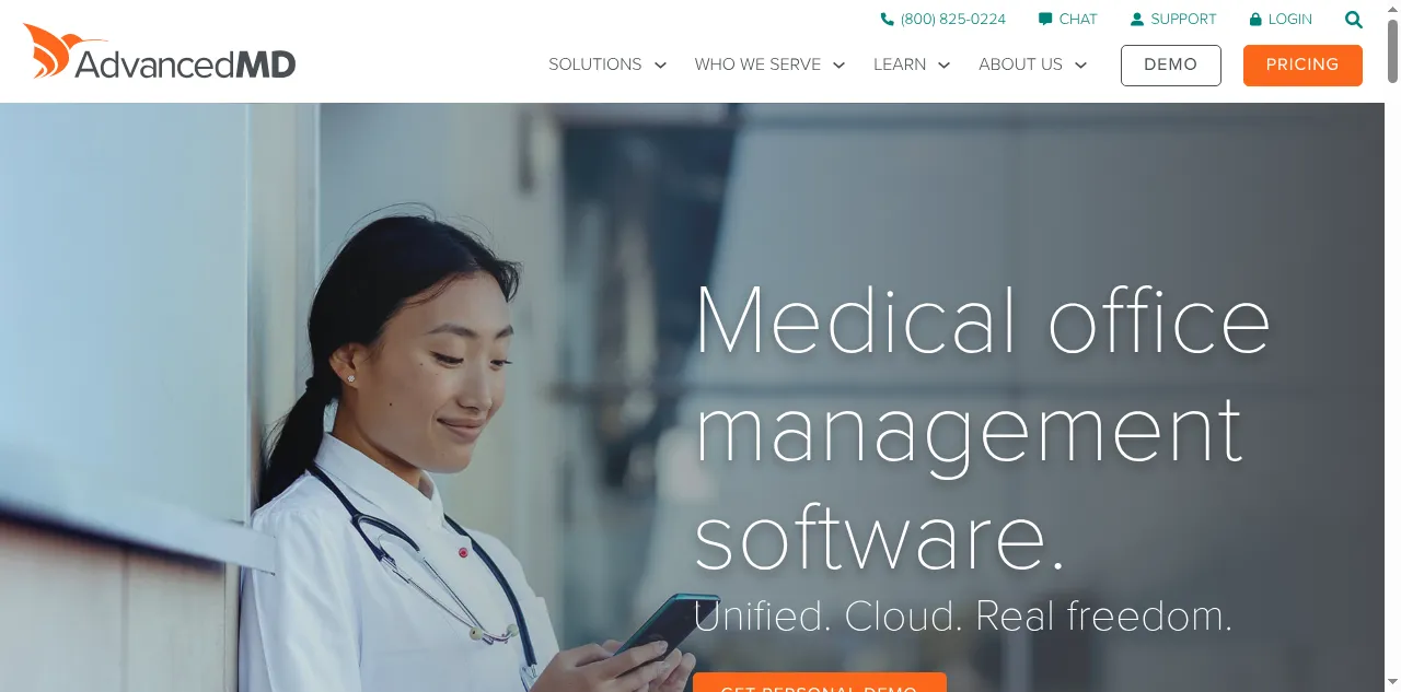 Preview of advancedmd.com