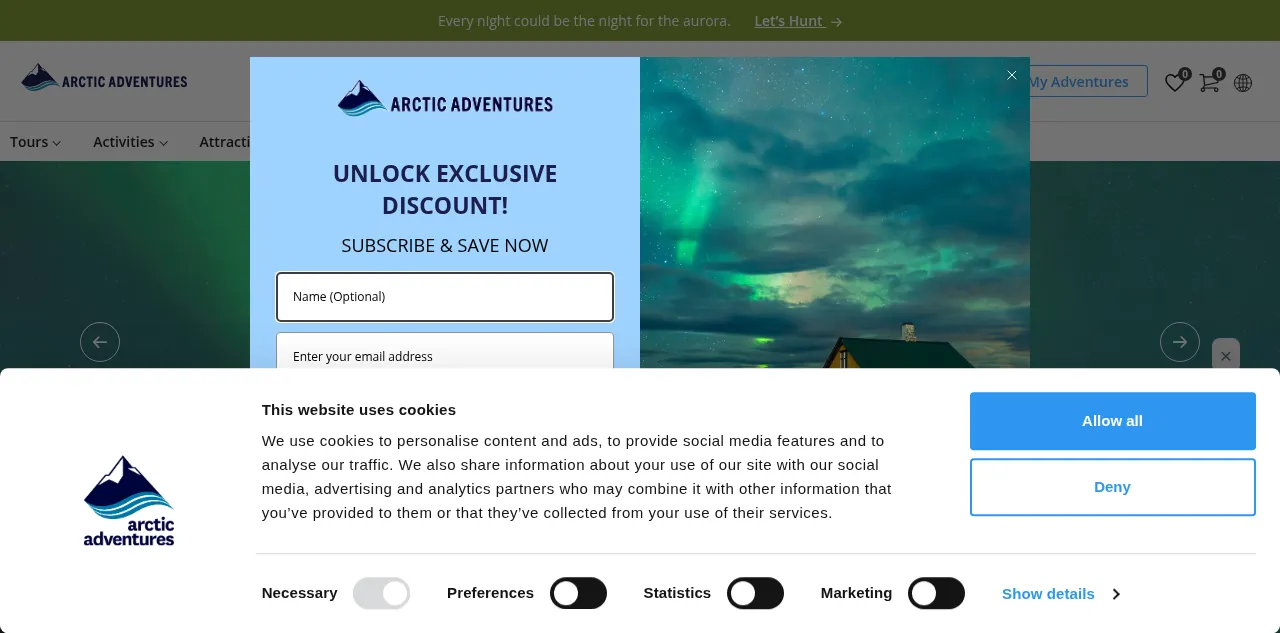 Preview of adventures.is