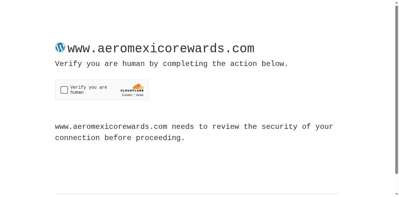 Preview of aeromexicorewards.com