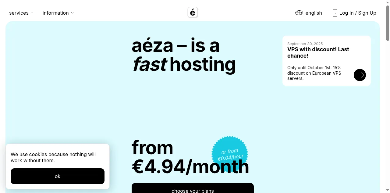 Preview of aeza.net