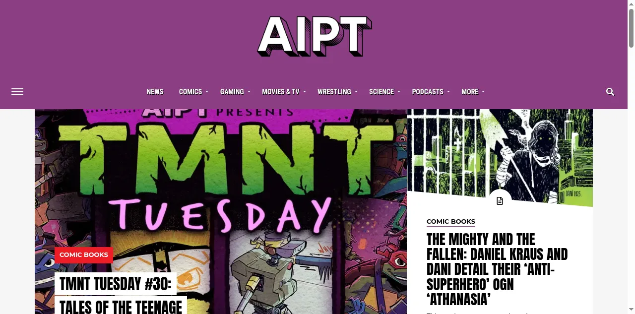 Preview of aiptcomics.com