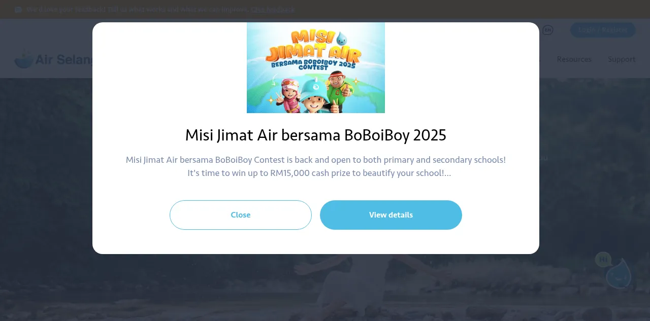 Preview of airselangor.com