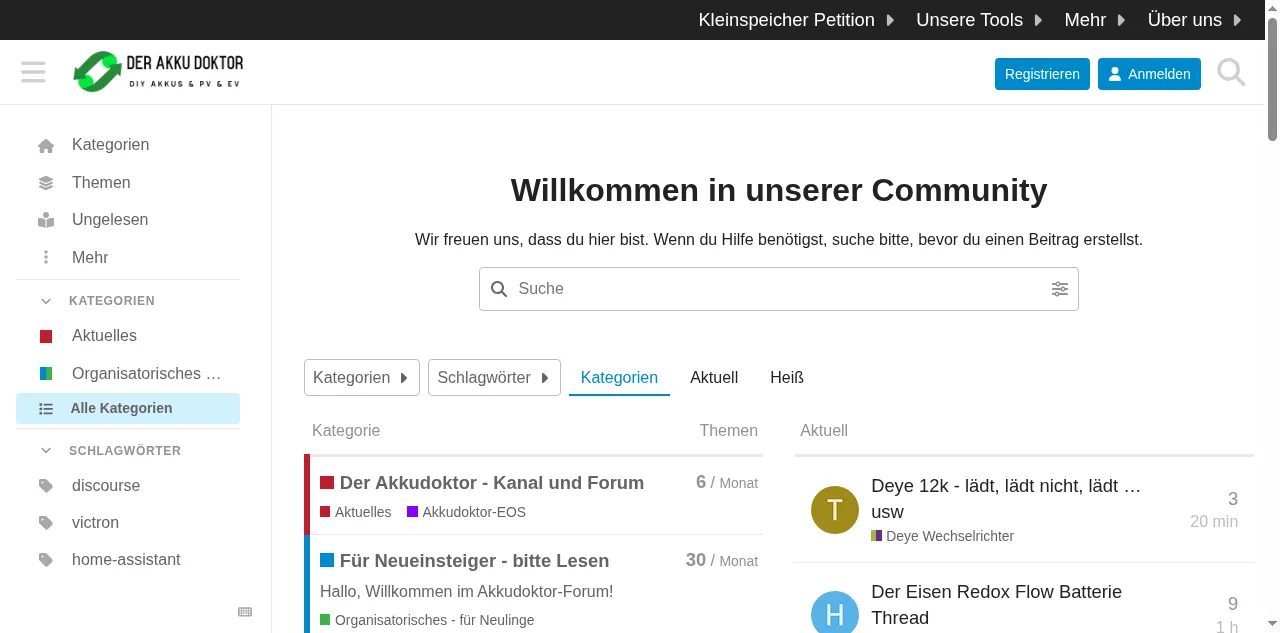 Preview of akkudoktor.net