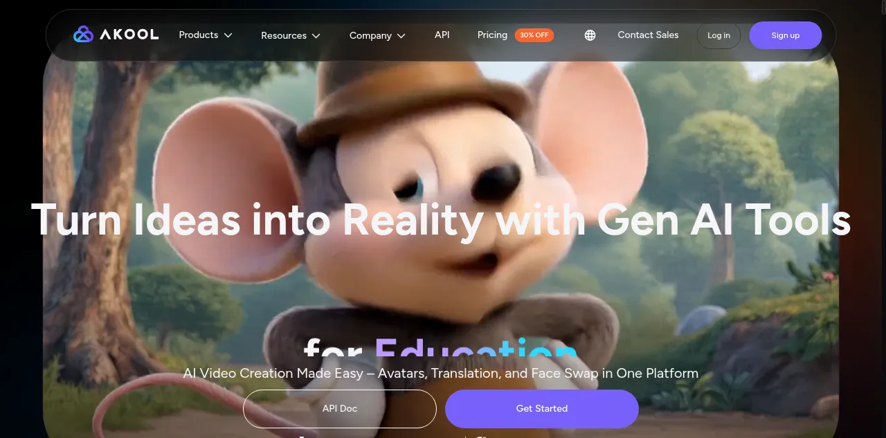 Preview of akool.com