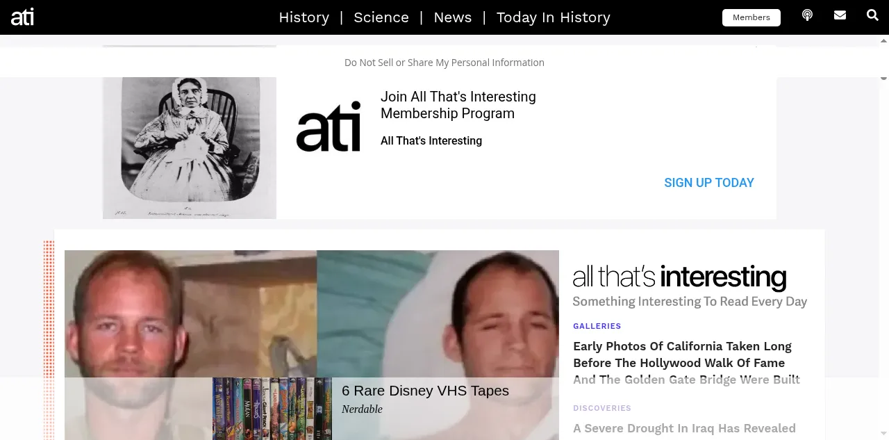 Preview of allthatsinteresting.com