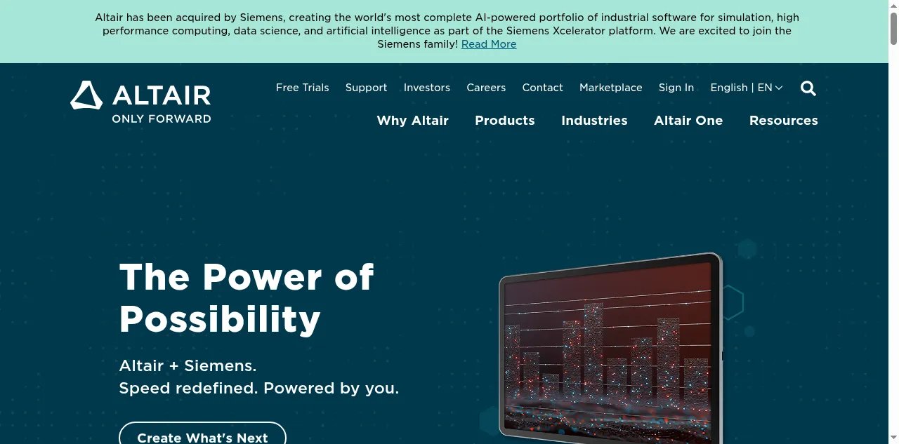 Preview of altair.com