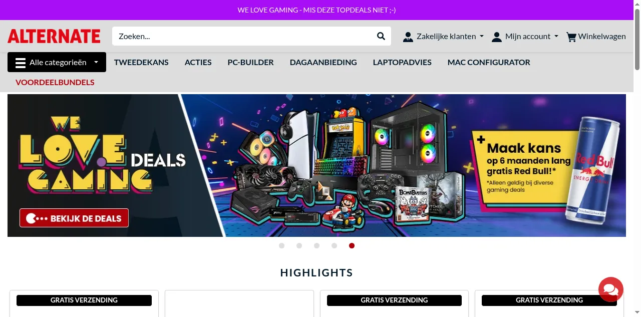 Preview of alternate.nl