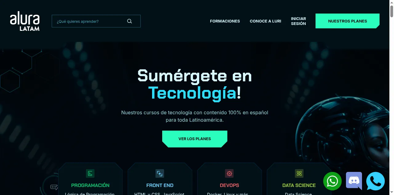 Preview of aluracursos.com