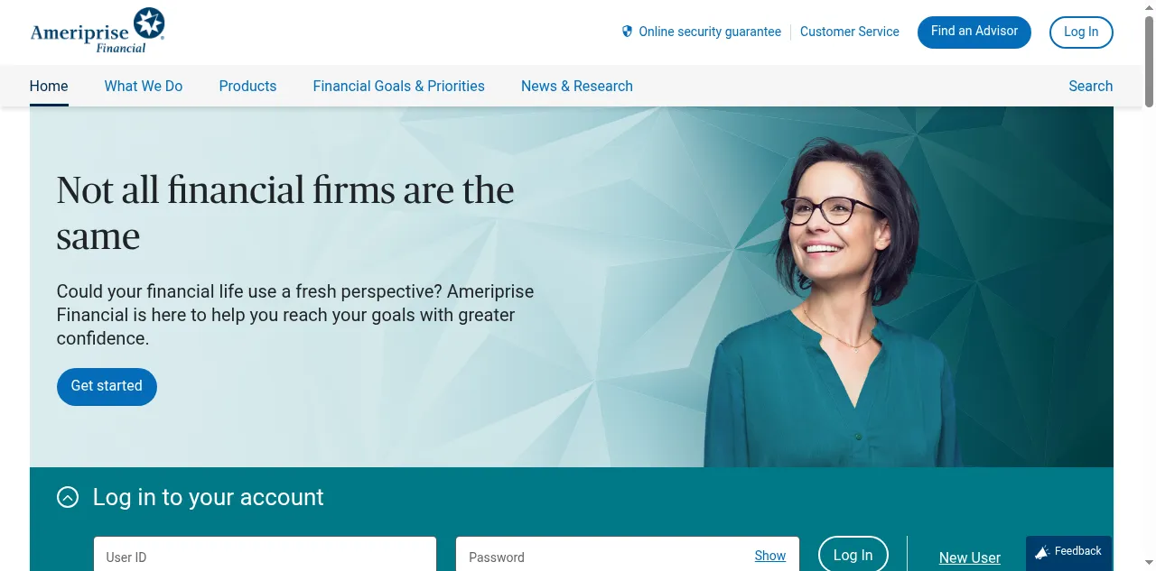 Preview of ameriprise.com
