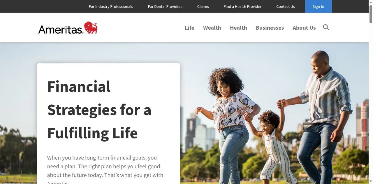 Preview of ameritas.com