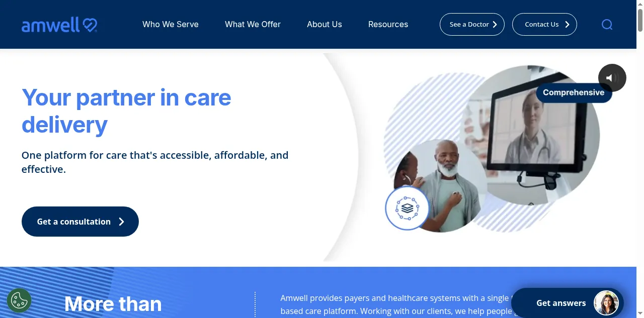Preview of amwell.com