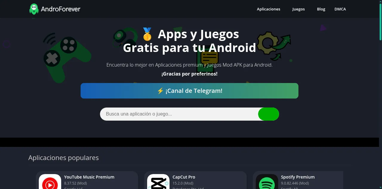 Preview of androforever.com