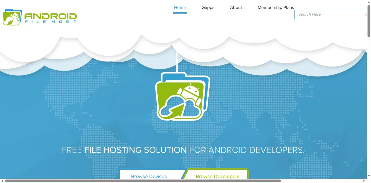 Preview of androidfilehost.com