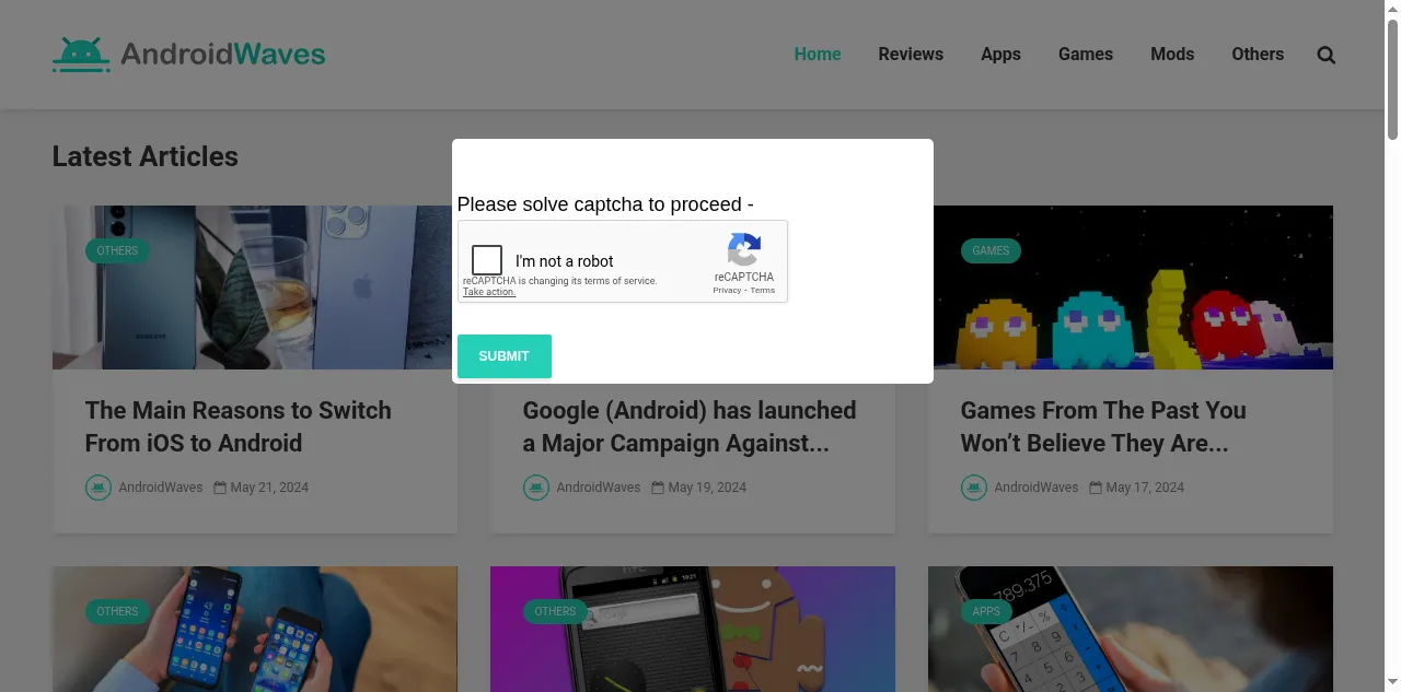 Preview of androidwaves.com