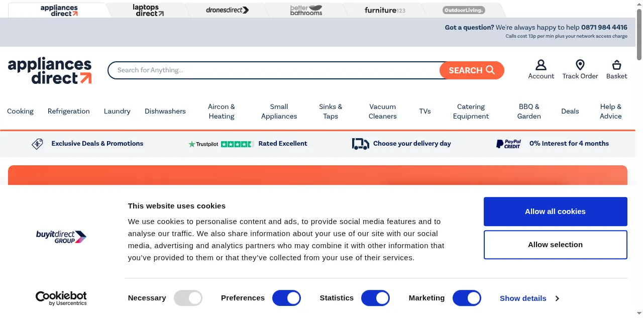 Preview of appliancesdirect.co.uk