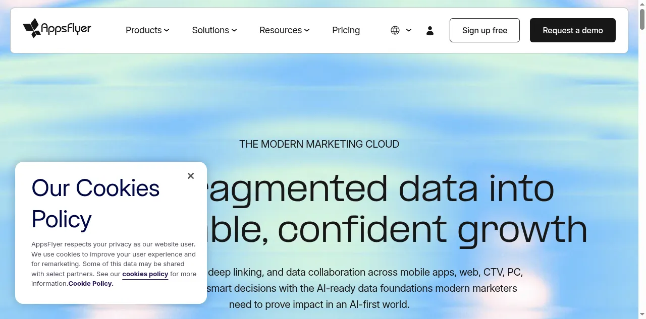 Preview of appsflyer.com