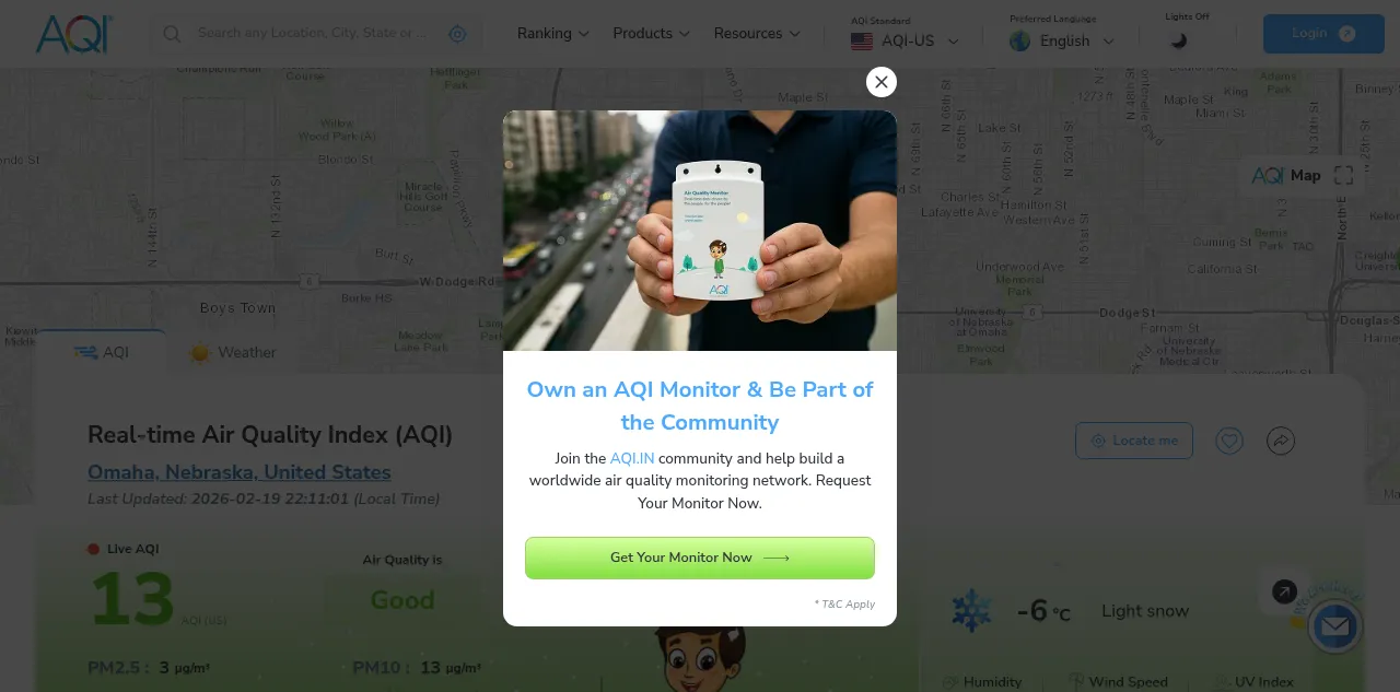 Preview of aqi.in