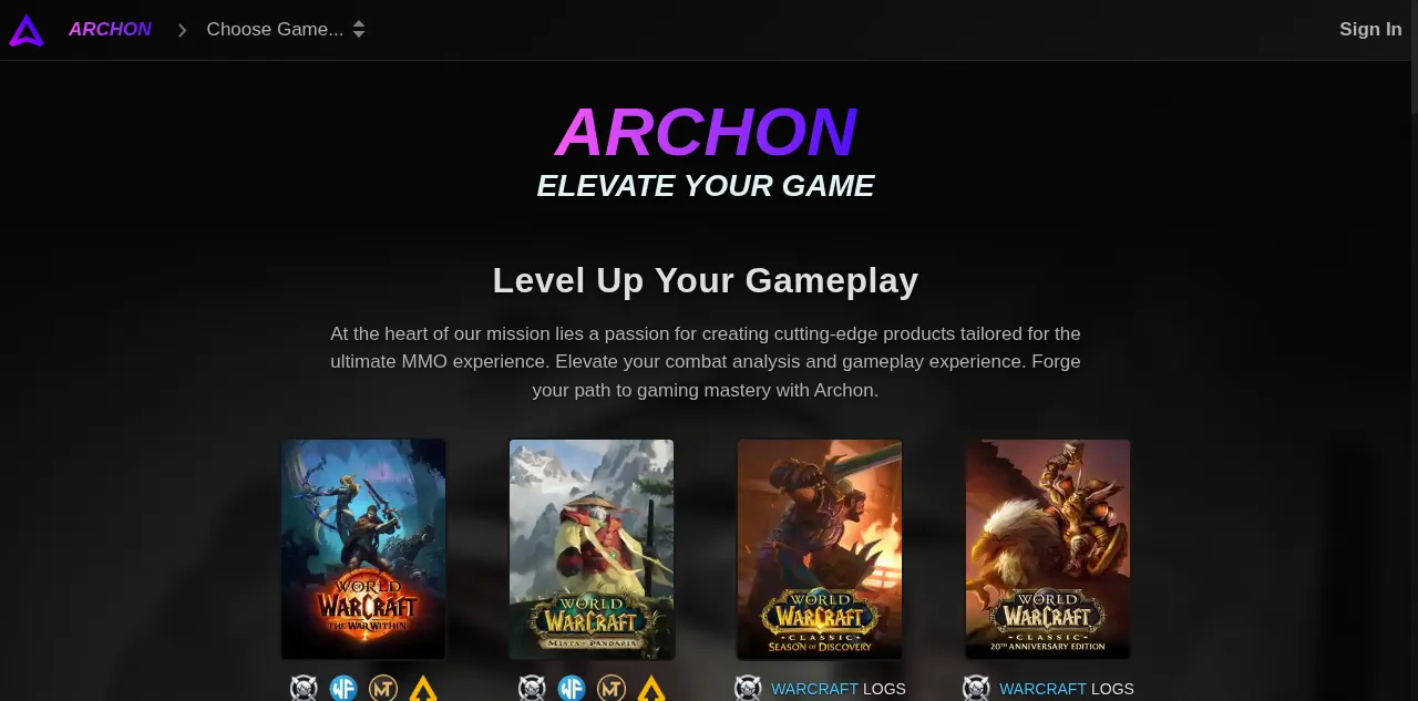 Preview of archon.gg