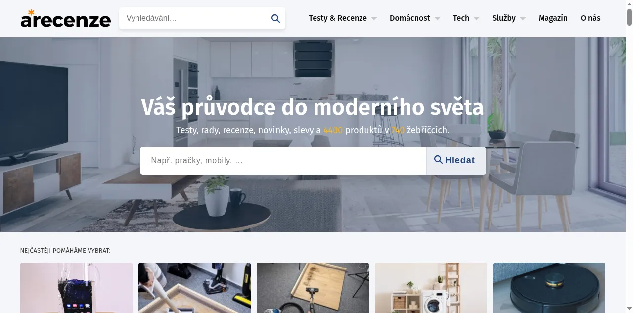 Preview of arecenze.cz