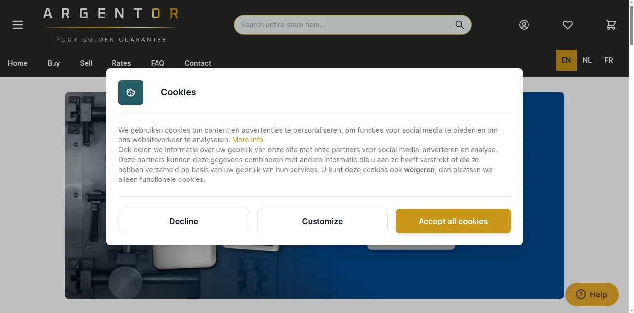 Preview of argentorshop.be