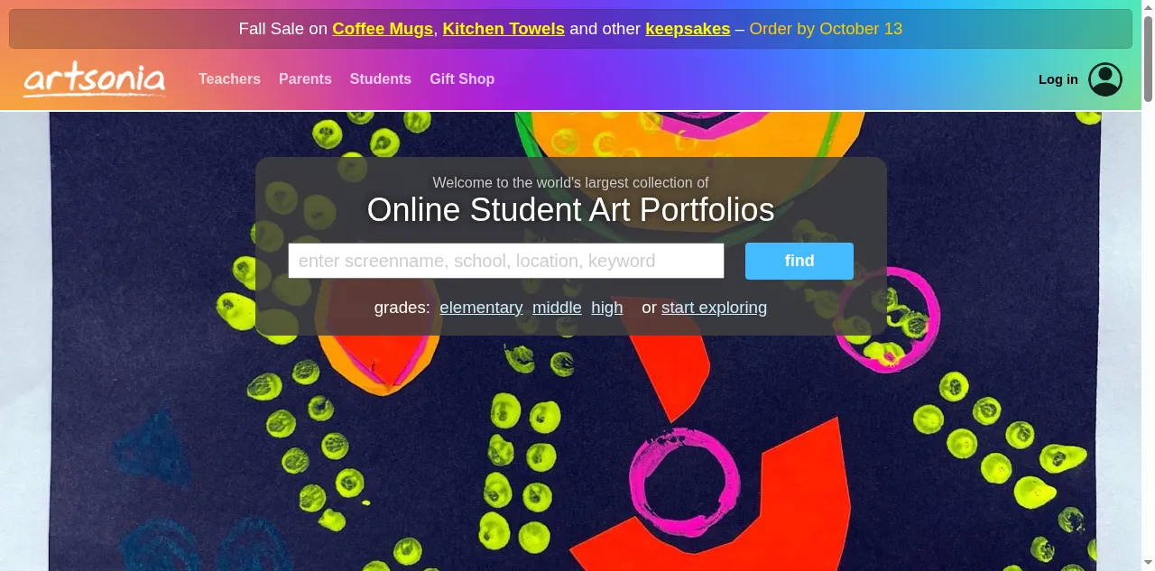 Preview of artsonia.com
