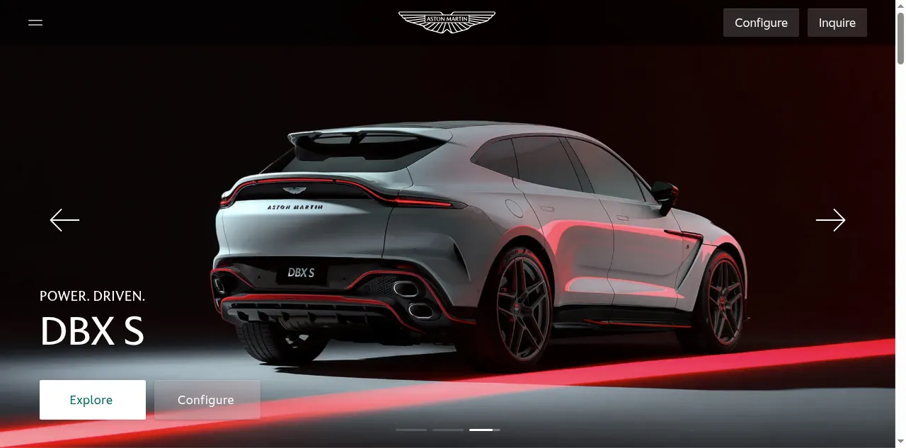 Preview of astonmartin.com