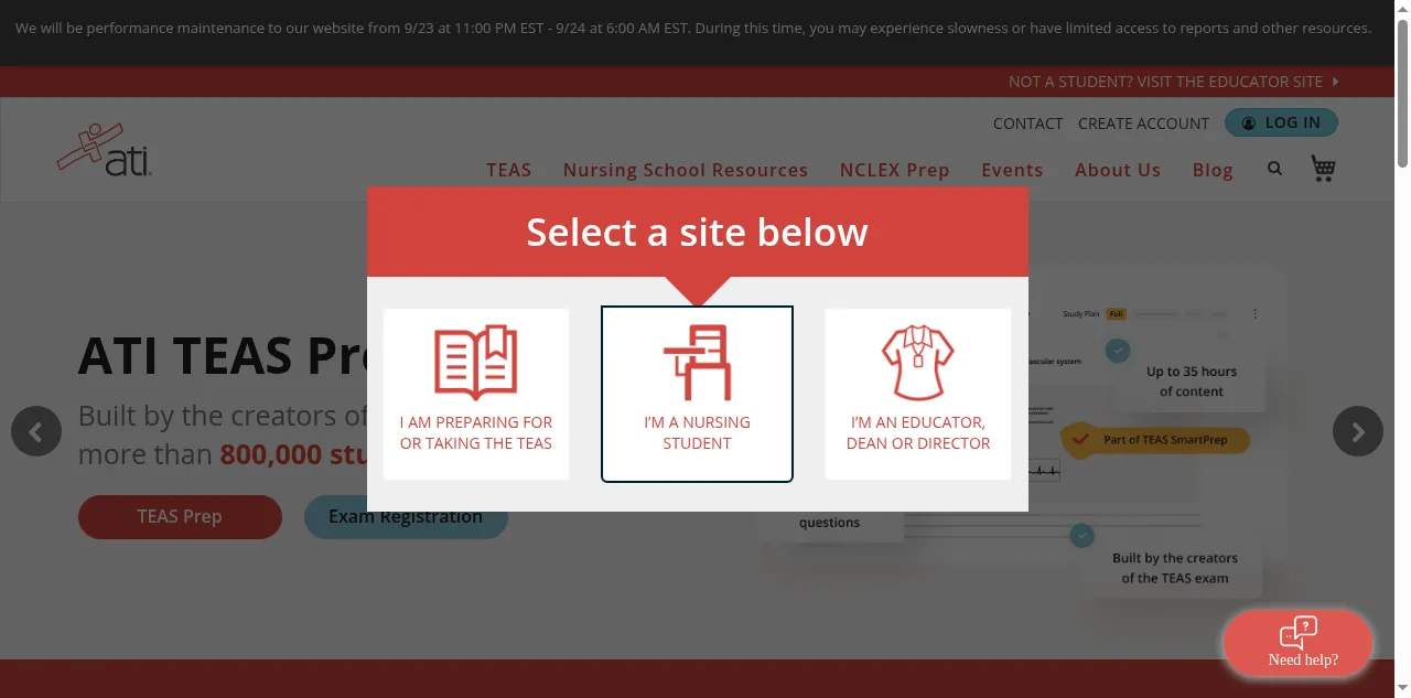 Preview of atitesting.com