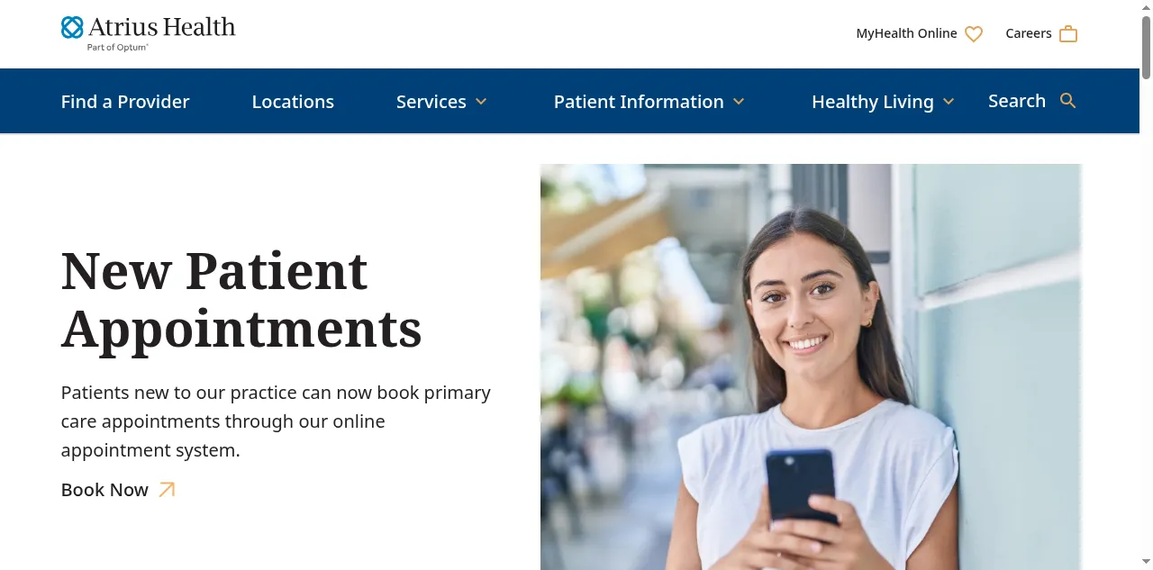 Preview of atriushealth.org