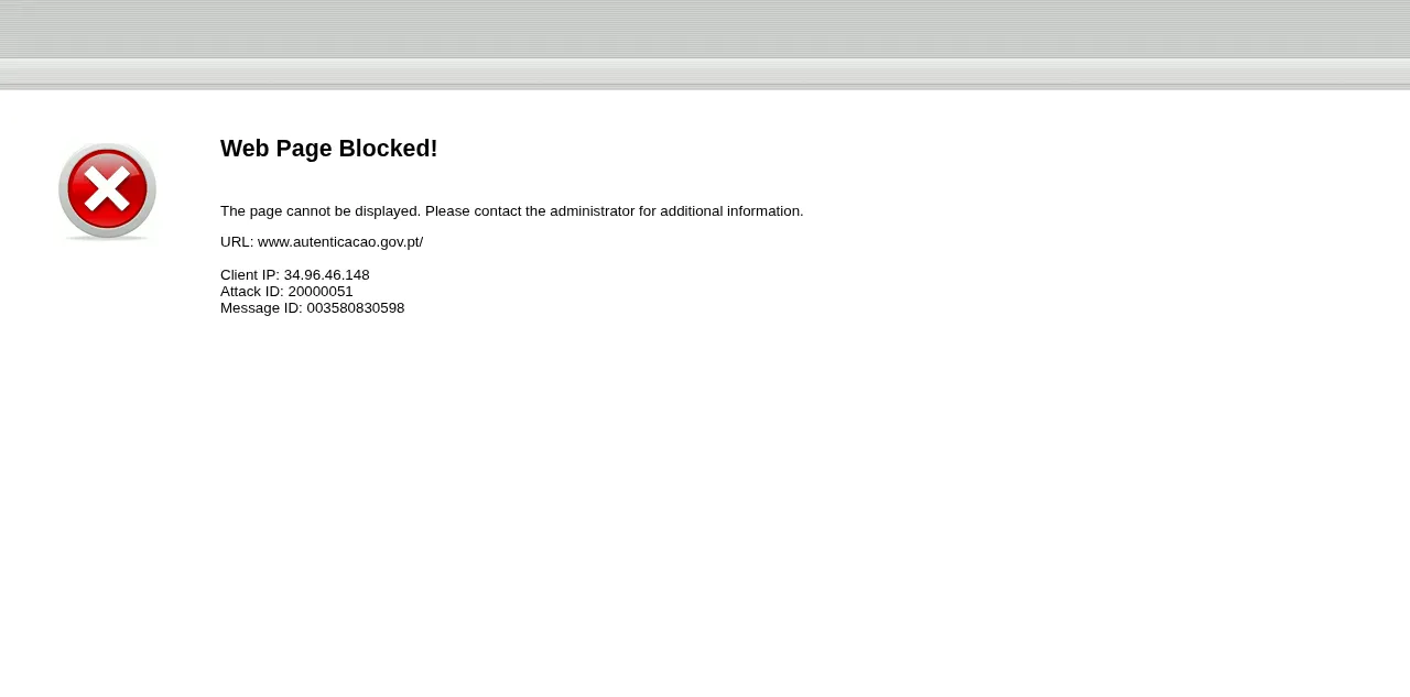 Preview of autenticacao.gov.pt