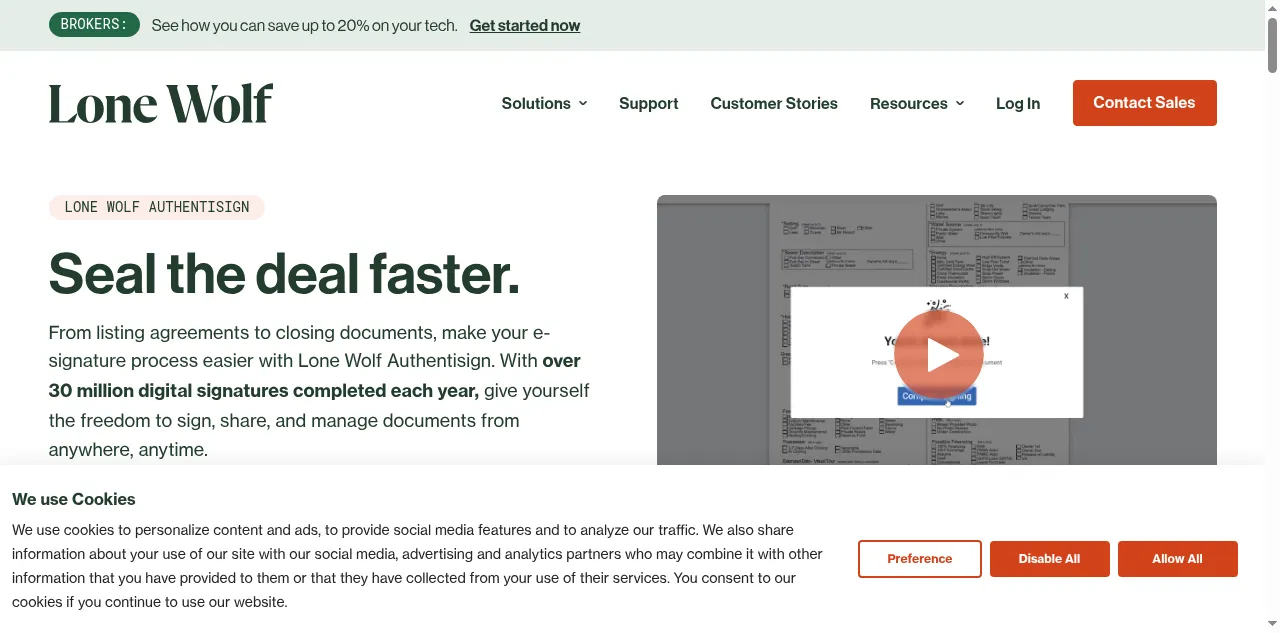 Preview of authentisign.com