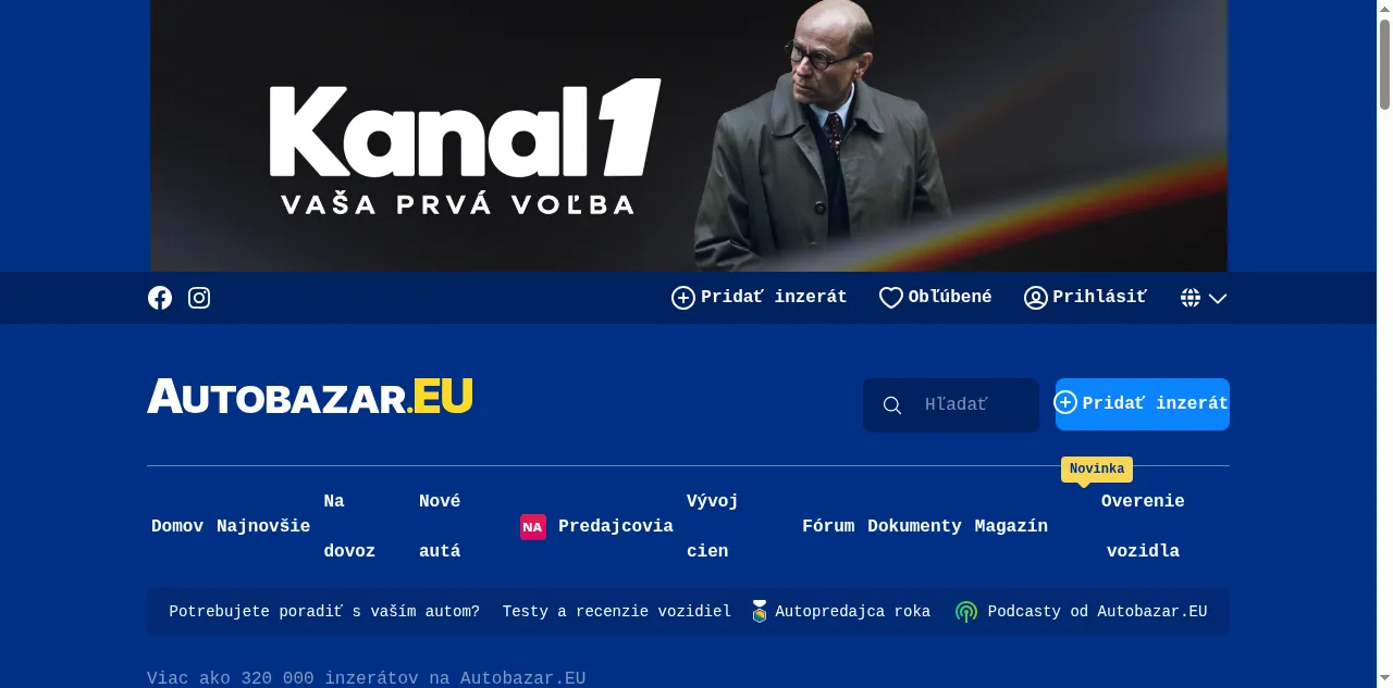 Preview of autobazar.eu