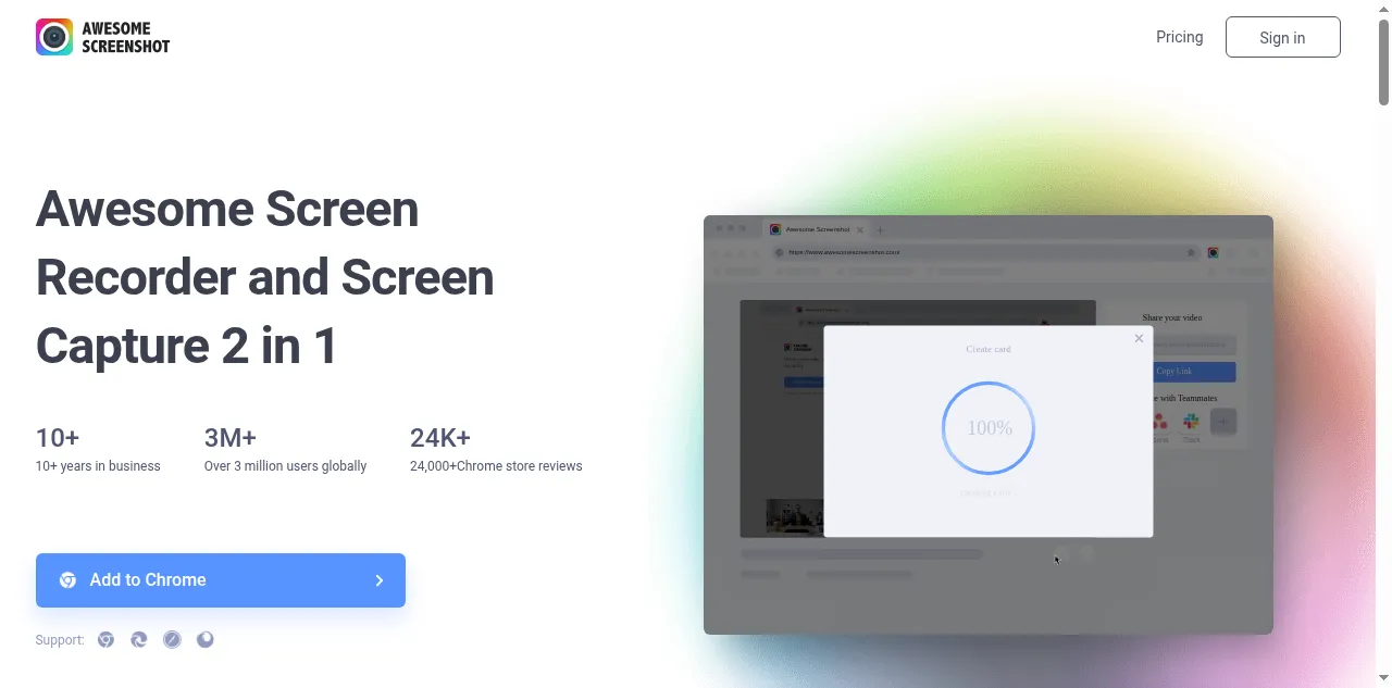 Preview of awesomescreenshot.com
