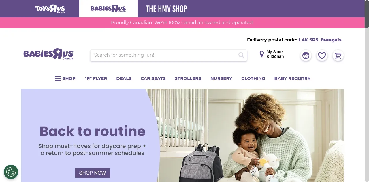 Preview of babiesrus.ca