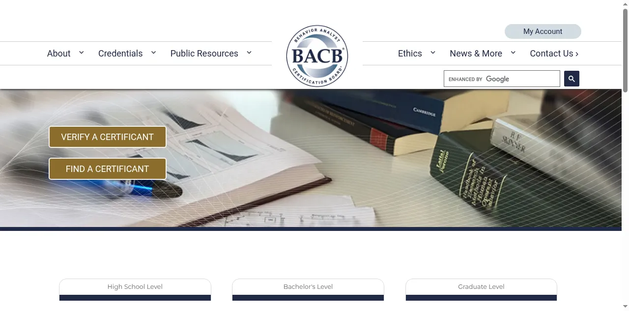 Preview of bacb.com