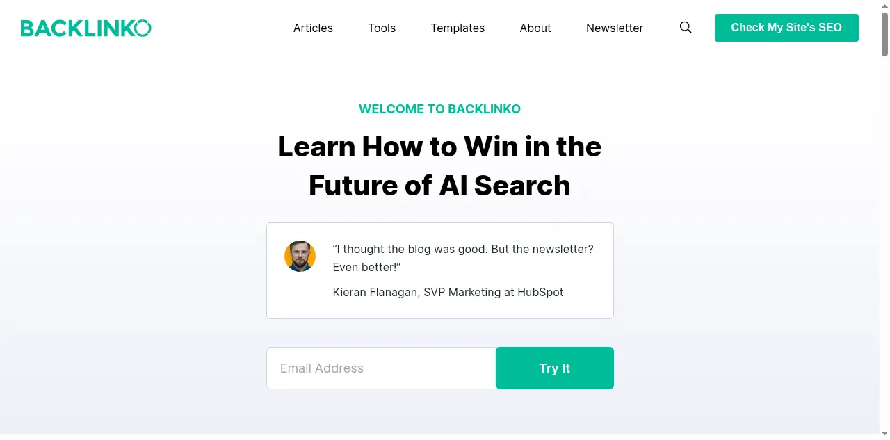Preview of backlinko.com