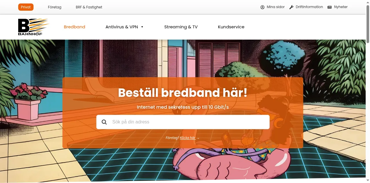 Preview of bahnhof.se