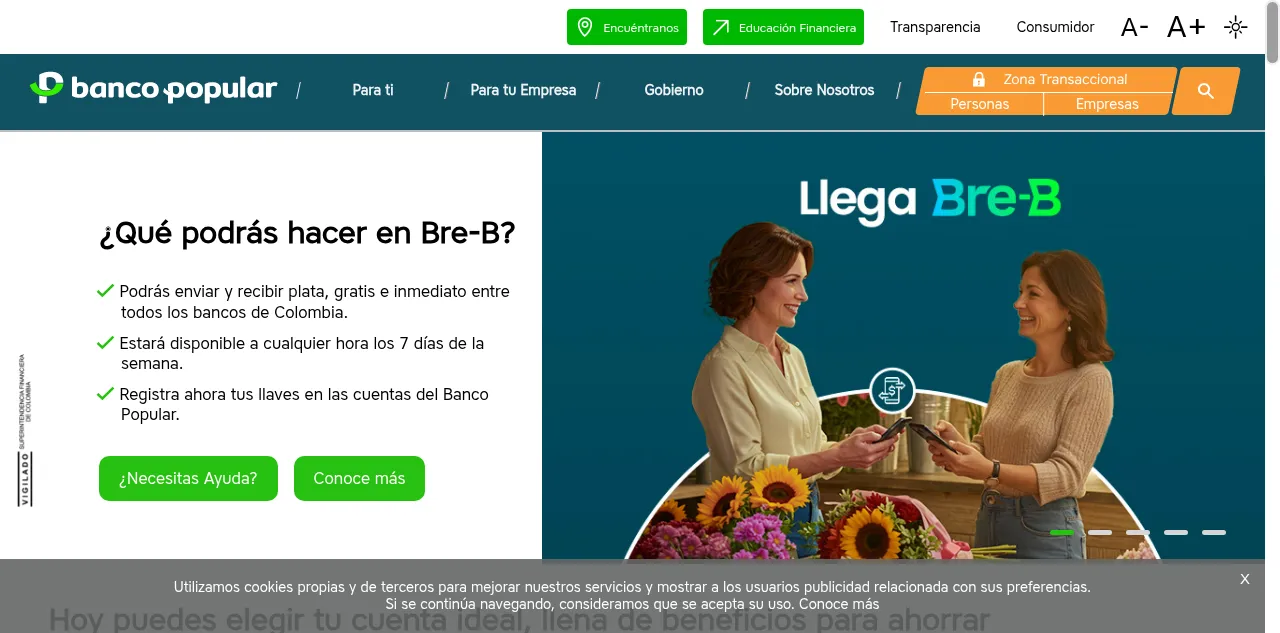 Preview of bancopopular.com.co